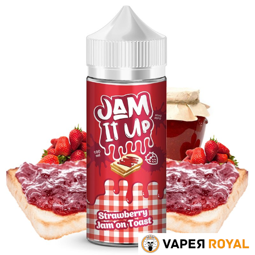 Jam It Up Strawberry Jam on Toast